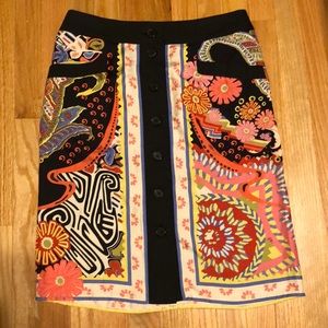 Silk Print Skirt By ETRO